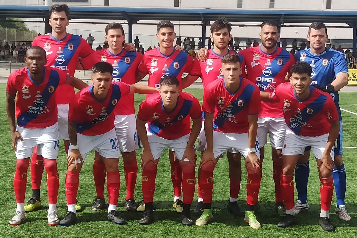 Partido entre UD Las Palmas Atlético y UD Lanzarote 