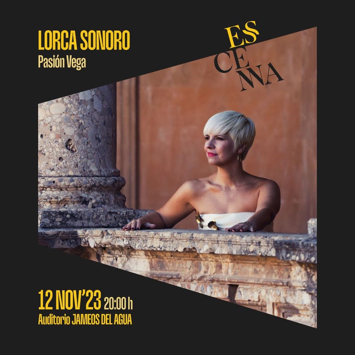 Cartel de la obra 'Lorca Sonoro' con Pasión Vega