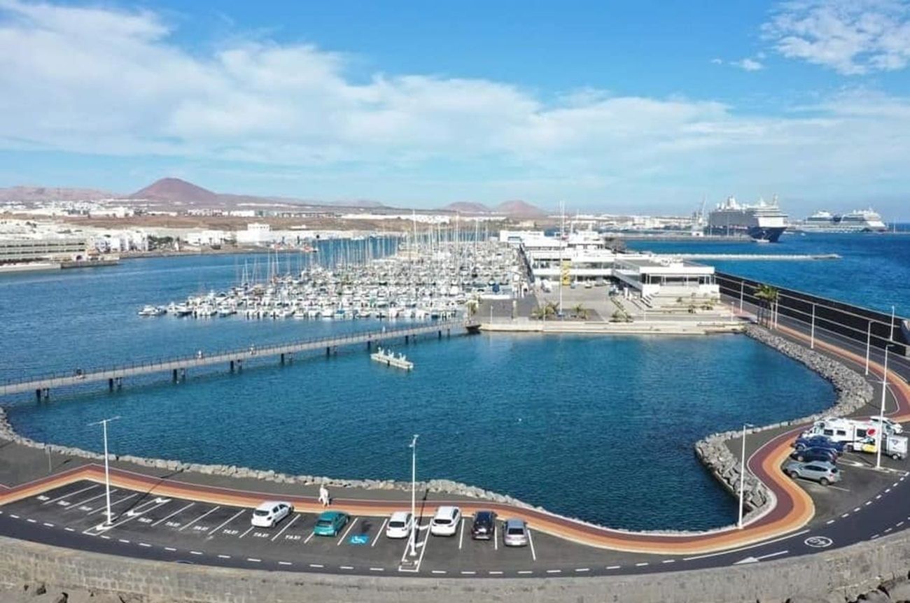 Zona del muelle de Naos en Arrecife