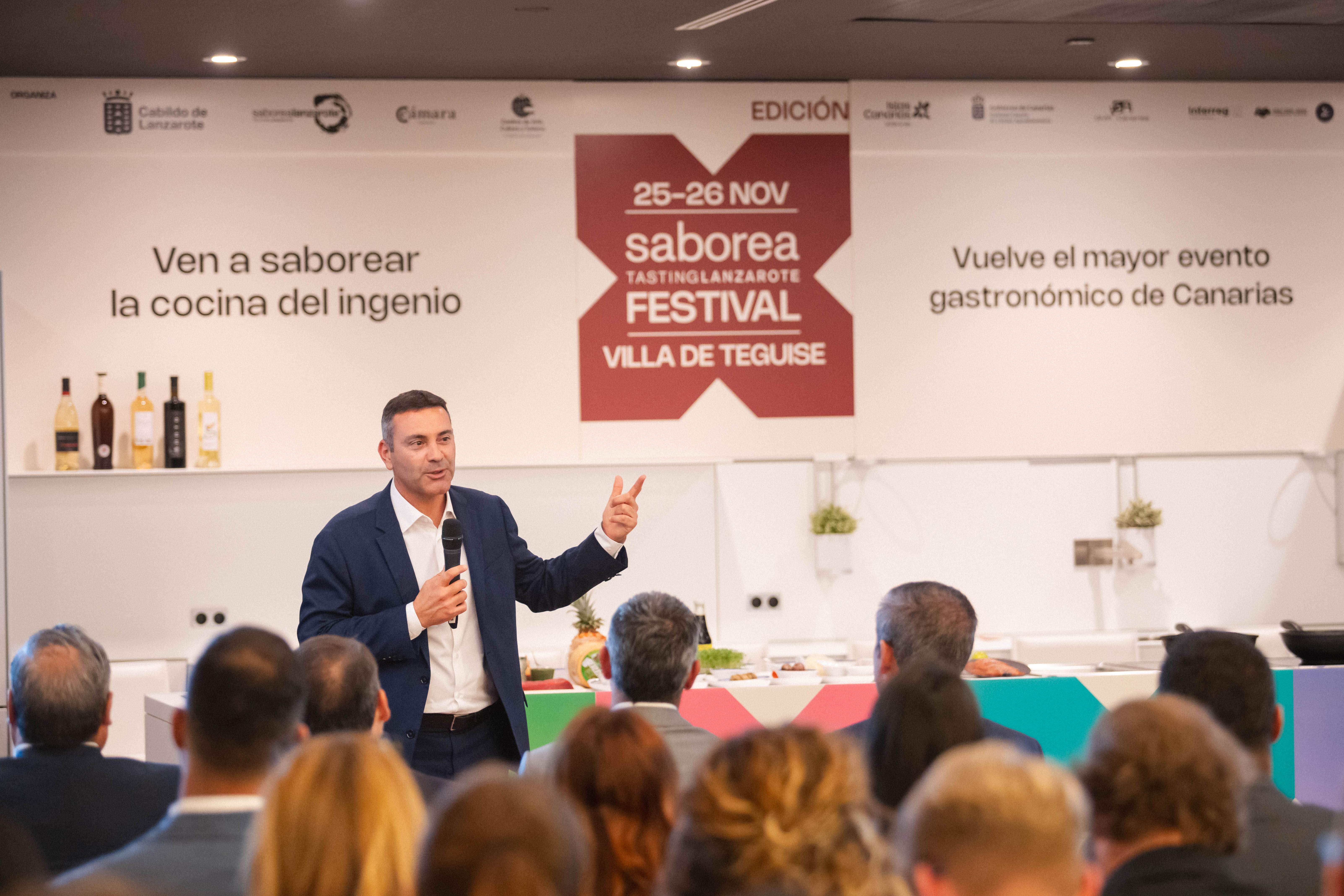 Presentación del Saborea Lanzarote en Tenerife. Foto: Cabildo de Lanzarote. Presentación del Saborea Lanzarote en Tenerife. Foto: Cabildo de Lanzarote.