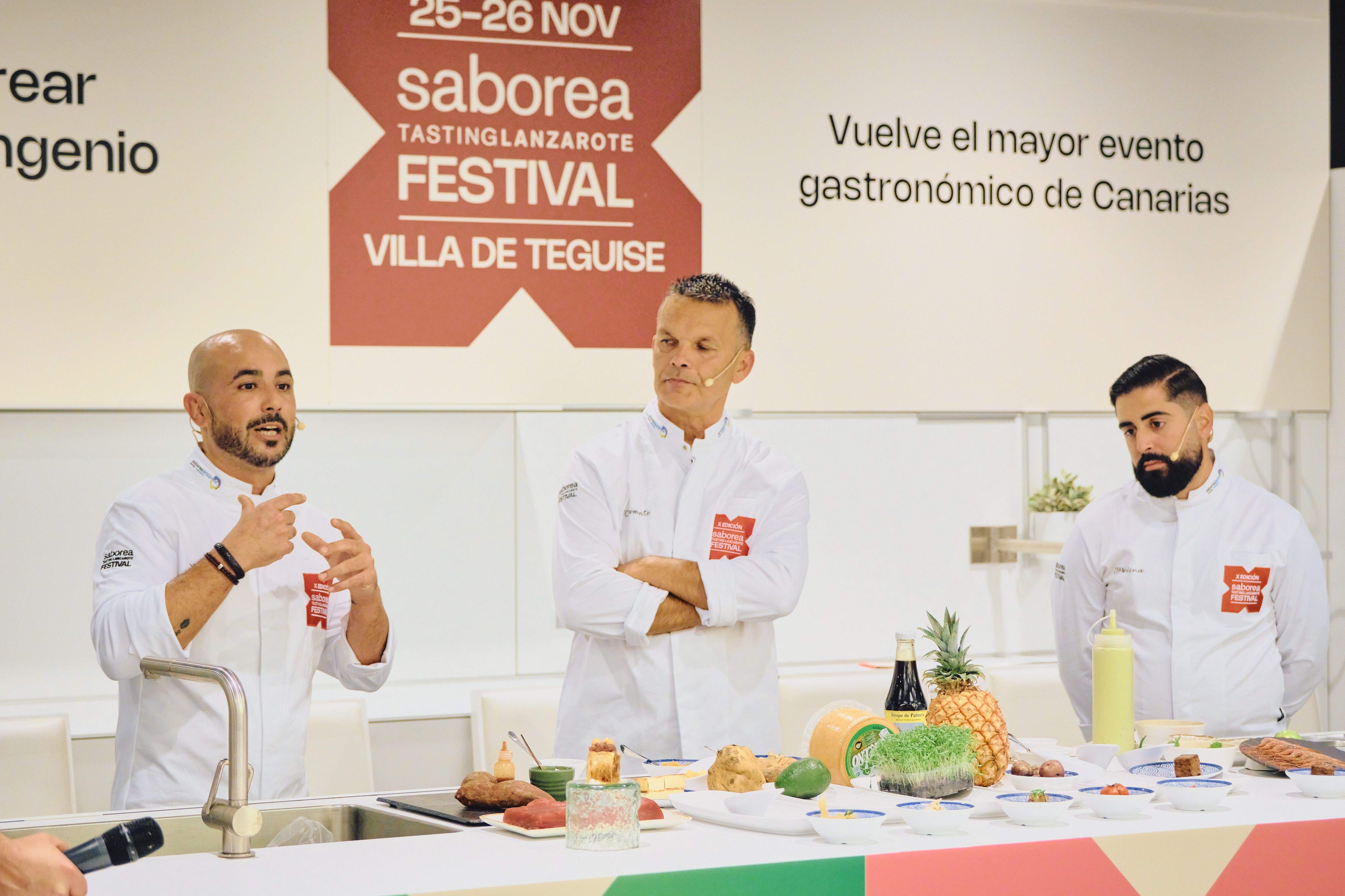 Presentación del Festival Saborea Lanzarote en Tenerife. Presentación del Festival Saborea Lanzarote en Tenerife.