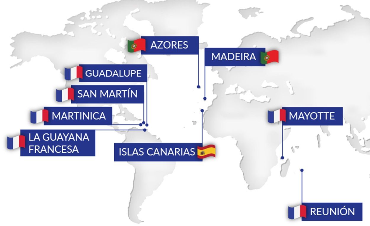 Las regiones ultraperiféricas de la Unión Europea