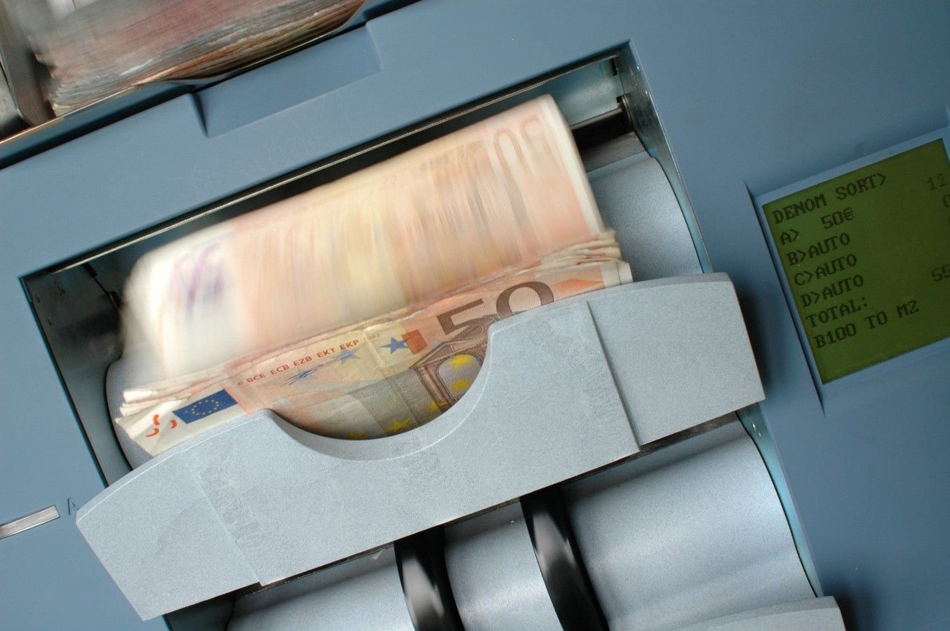 Máquina contadora de billetes
