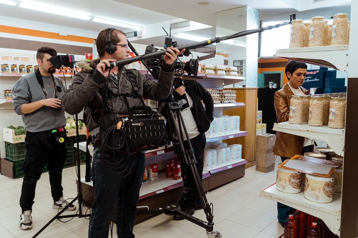 Rodaje con José Luis Morales