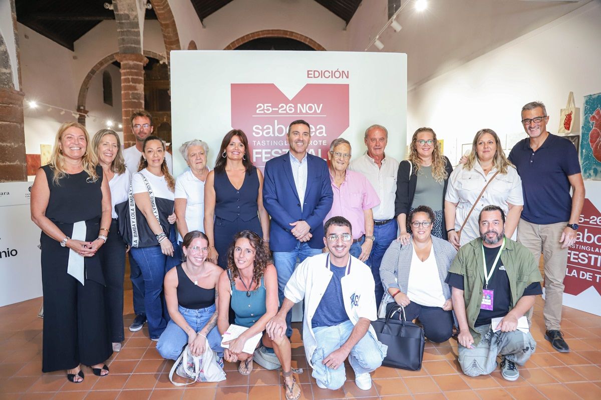 Oswaldo Betancort en la presentación de 'Saborea Lanzarote'