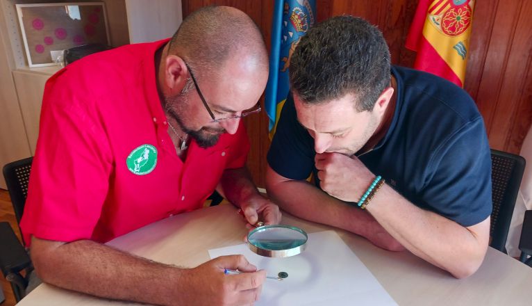 Óscar Noda e Ignacio Romero en sede de Alcaldía