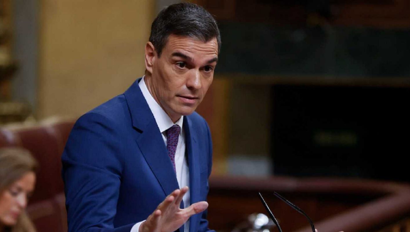 Pedro Sánchez durante la sesión de investidura celebrada este jueves. Foto: RTVE.