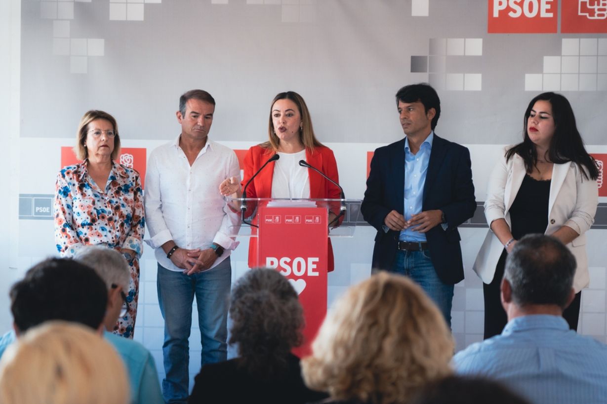 Rueda de prensa del PSOE sobre los presupuestos de Canarias 