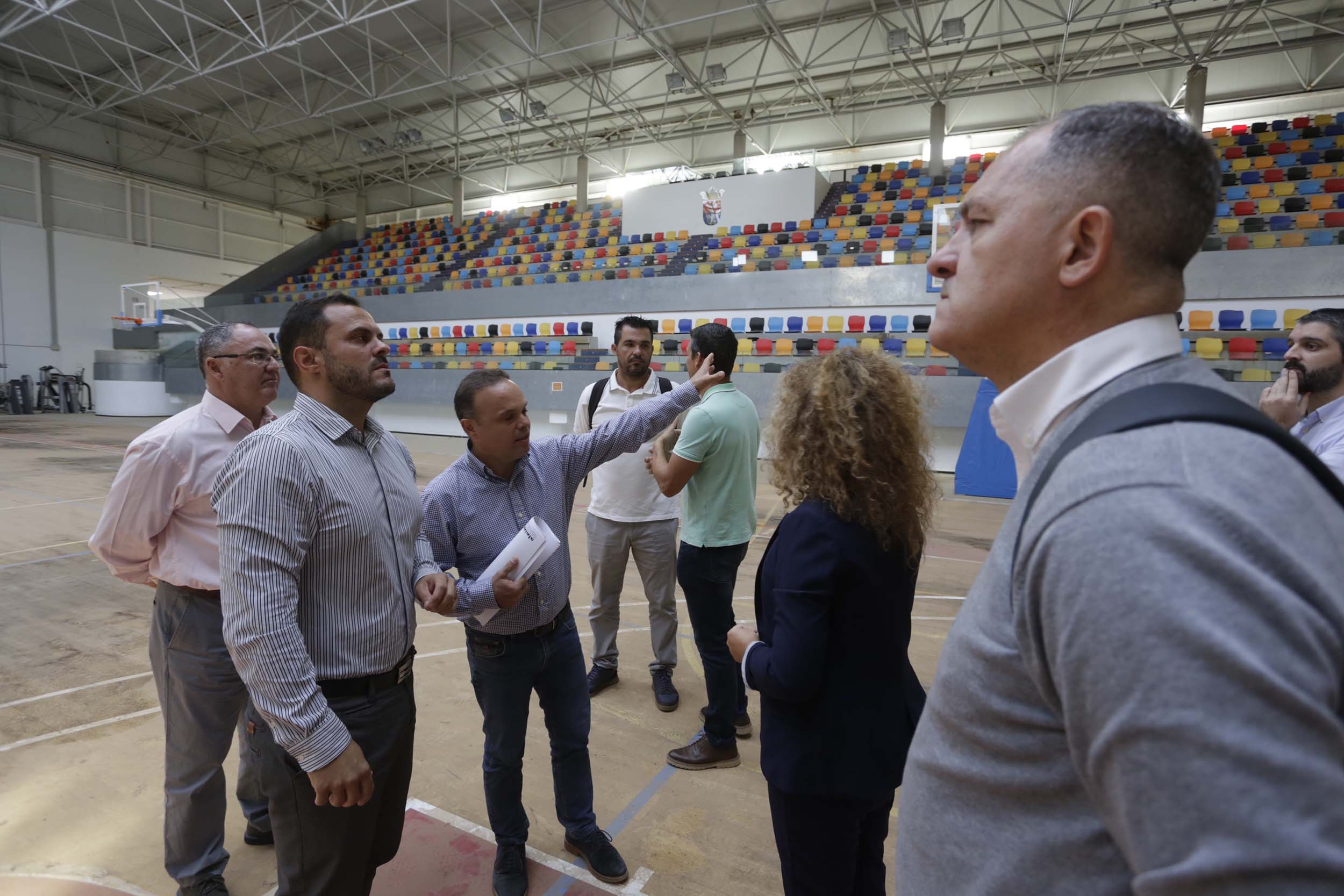 Pabellón Deportivo de Argana Alta en noviembre de 2023. Foto: José Luis Carrasco.