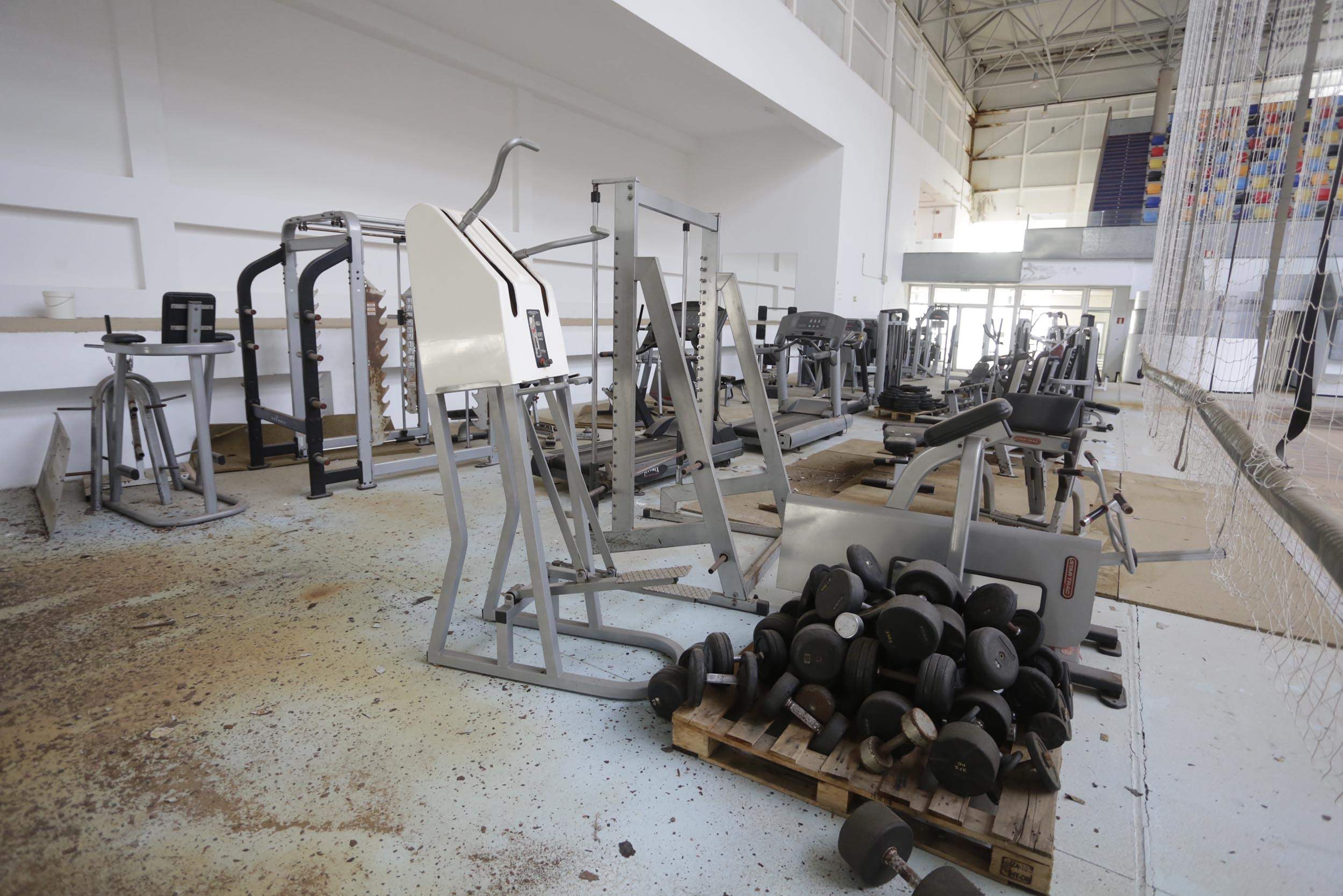 Pabellón Deportivo de Argana Alta en noviembre de 2023. Foto: José Luis Carrasco.