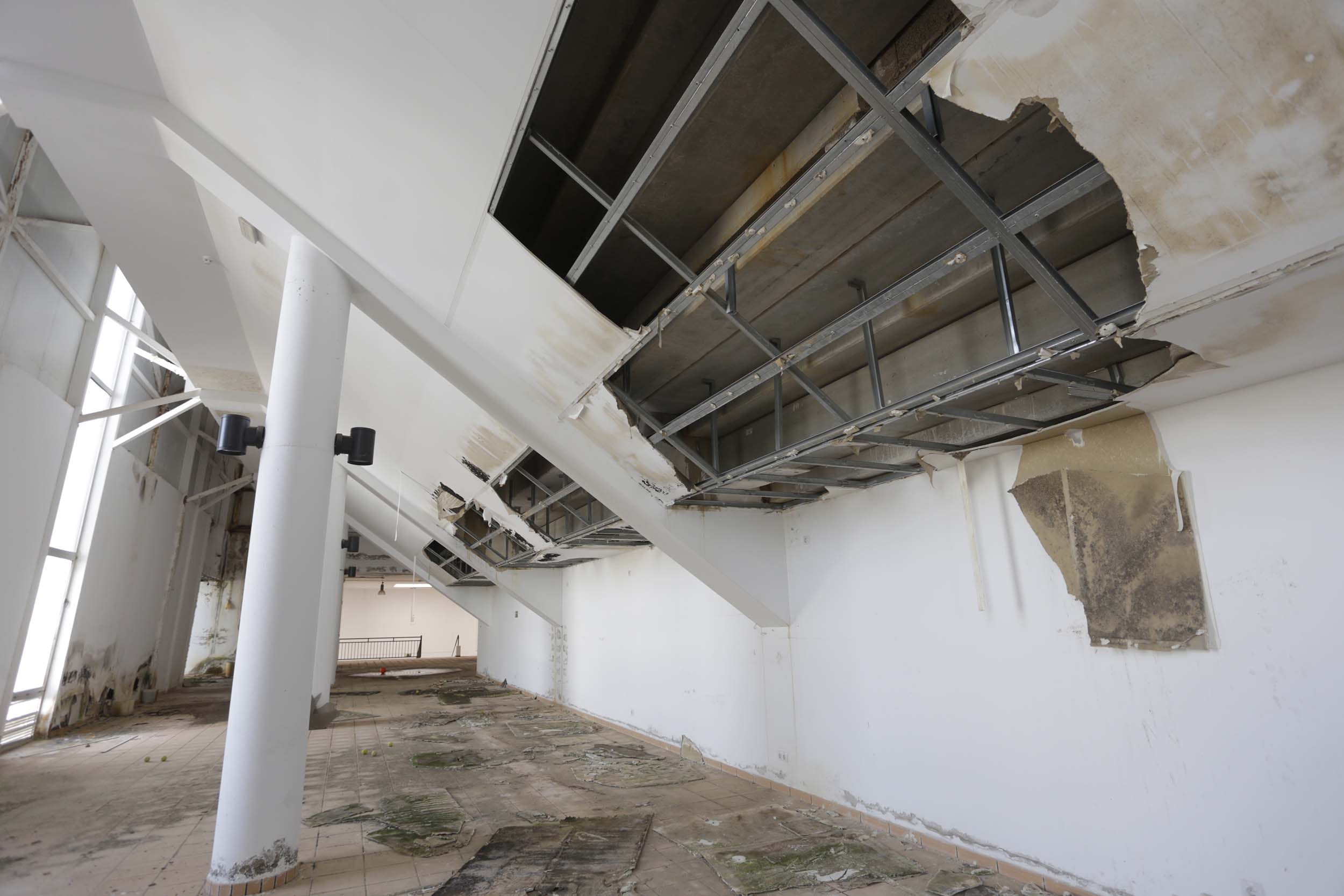 Pabellón Deportivo de Argana Alta en noviembre de 2023. Foto: José Luis Carrasco.