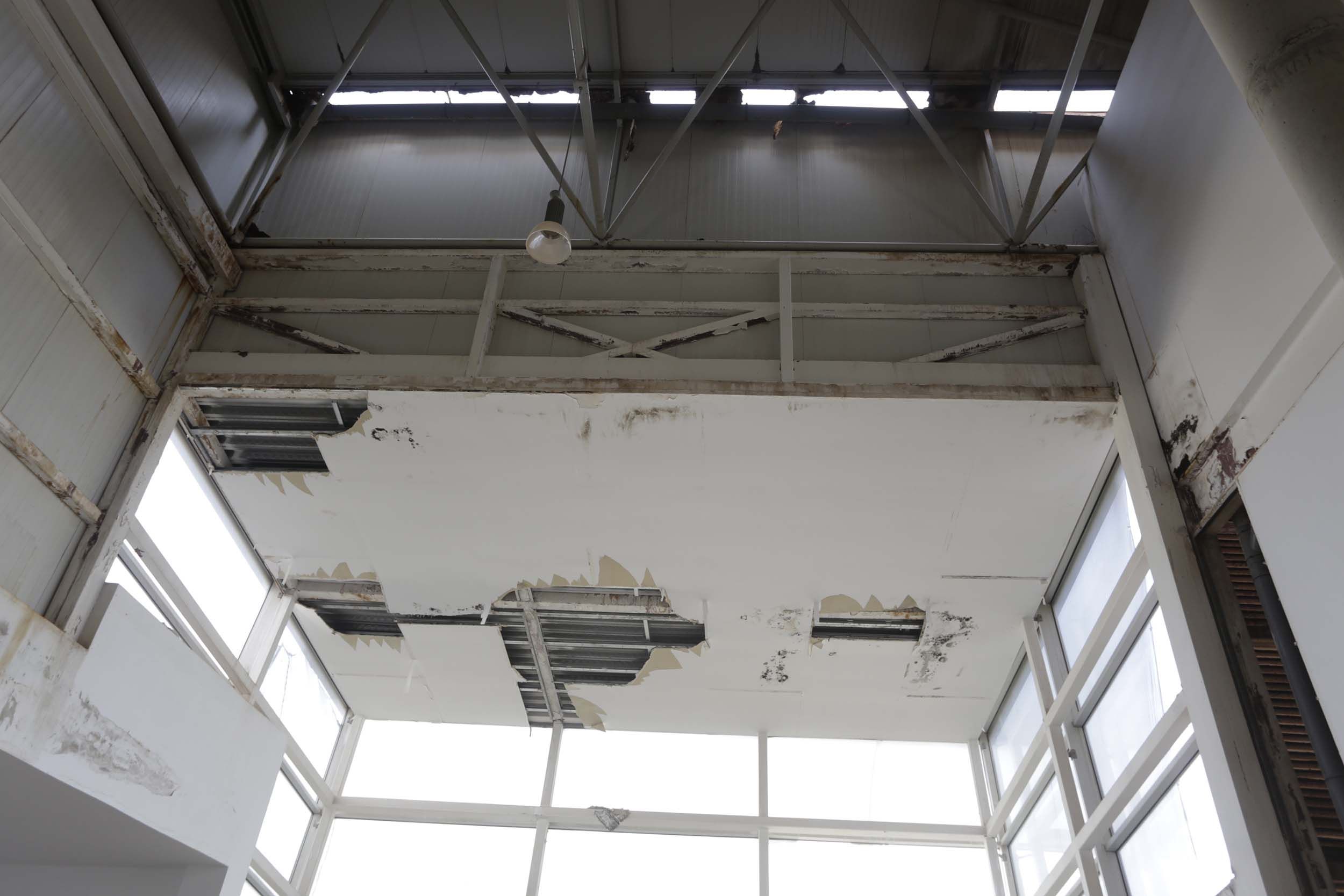 Pabellón Deportivo de Argana Alta en noviembre de 2023. Foto: José Luis Carrasco.