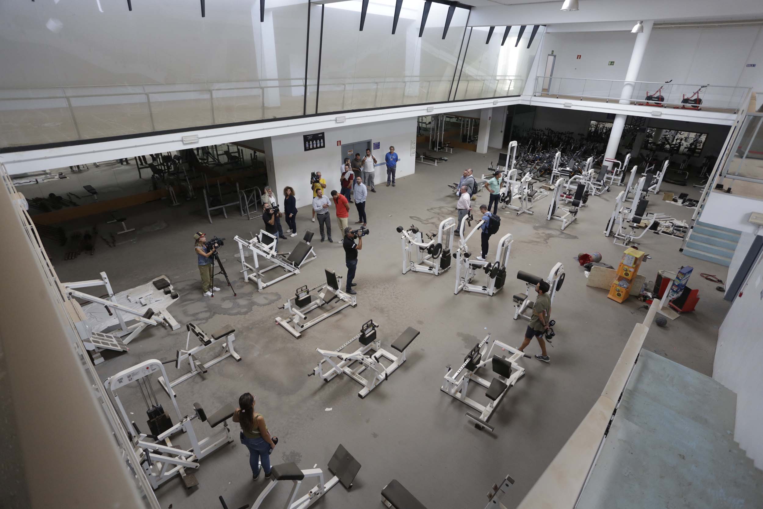 Pabellón Deportivo de Argana Alta en noviembre de 2023. Foto: José Luis Carrasco.