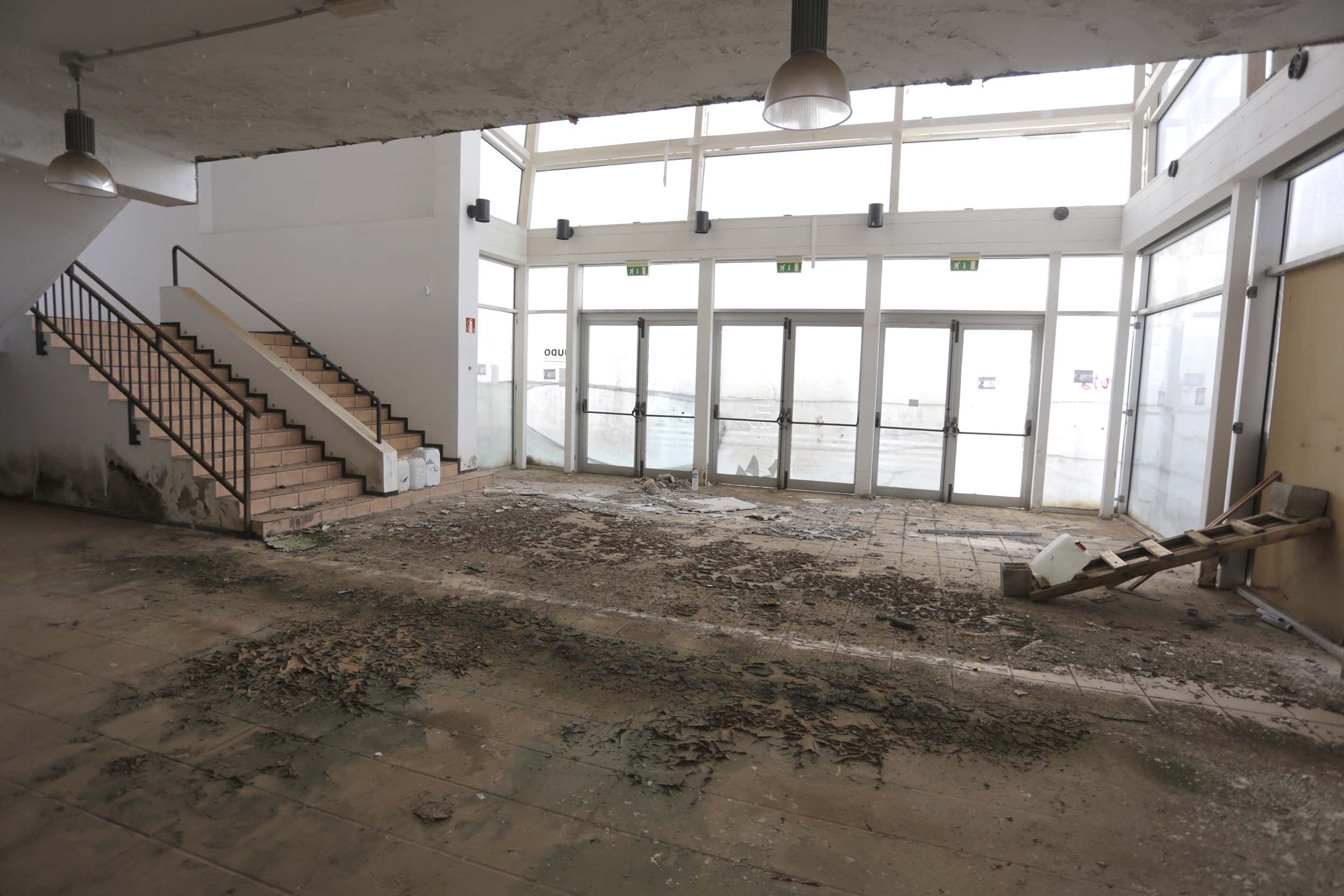 Pabellón Deportivo de Argana Alta en noviembre de 2023. Foto: José Luis Carrasco.