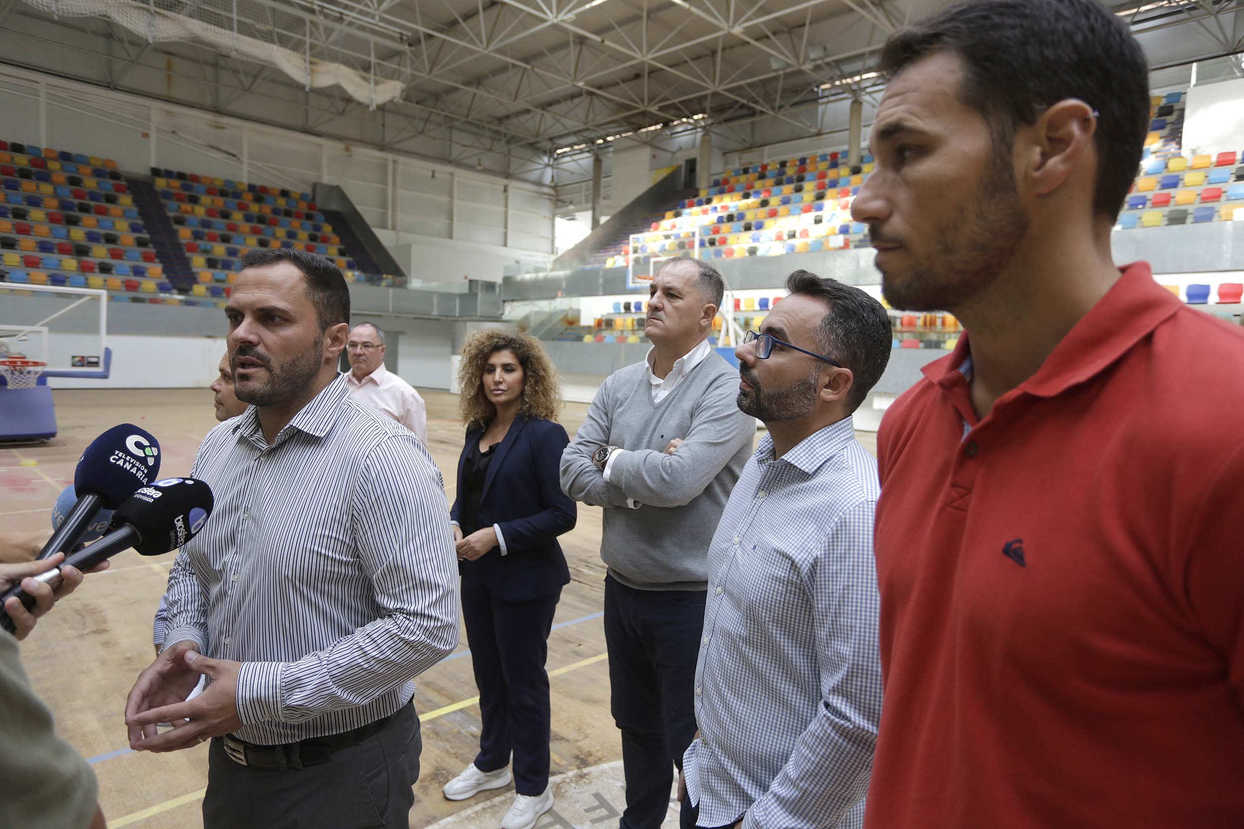 Pabellón Deportivo de Argana Alta en noviembre de 2023. Foto: José Luis Carrasco.