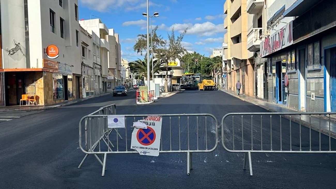 Las obras en la calle Fajardo