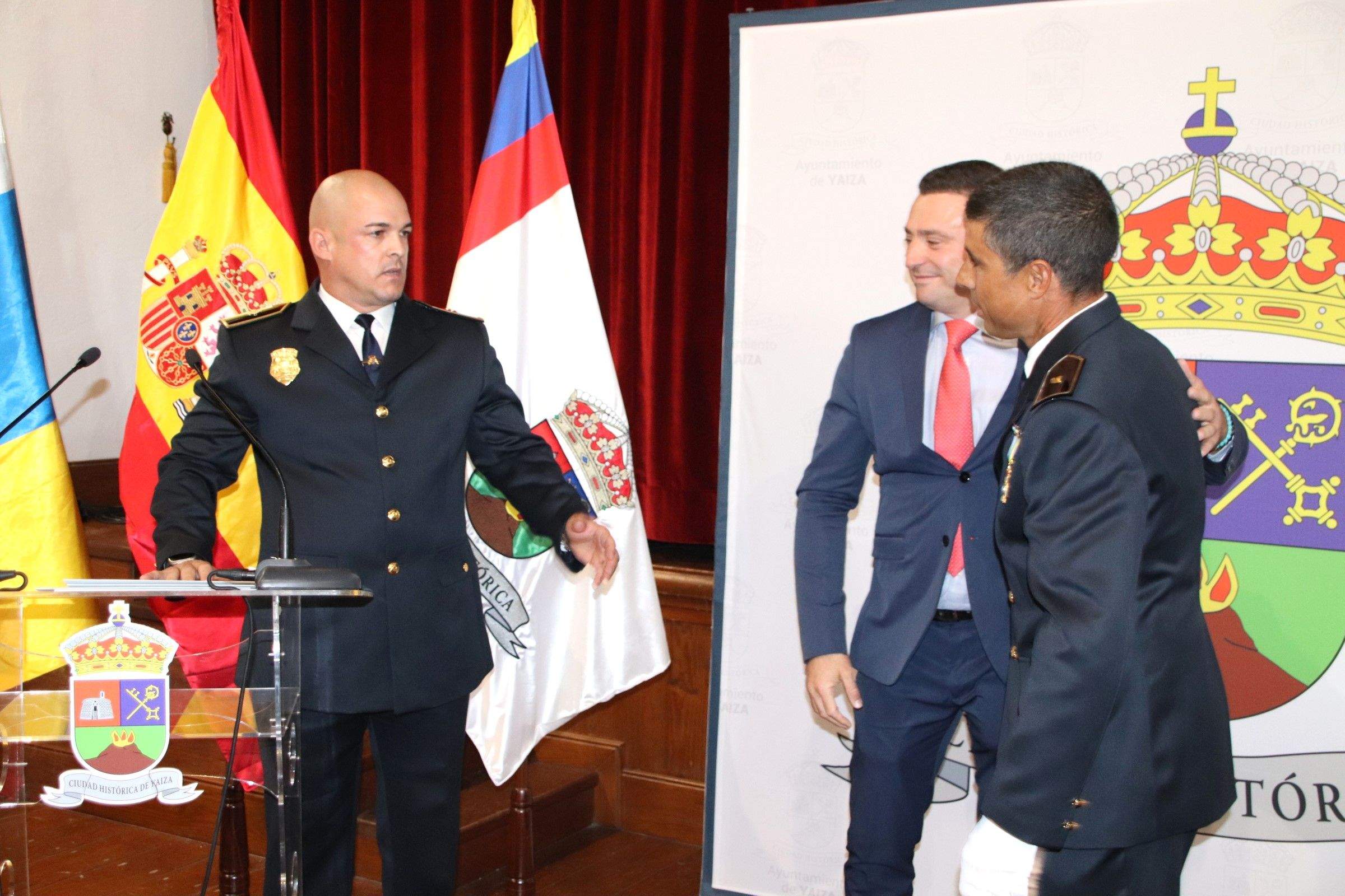 Homenaje agentes de la Policía Local