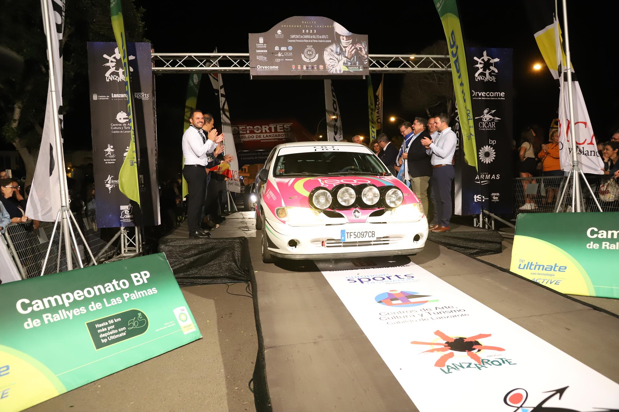 Tramo nocturno del Rally Orvecame-Isla de Lanzarote, 2023 Tramo nocturno del Rally Orvecame-Isla de Lanzarote, 2023