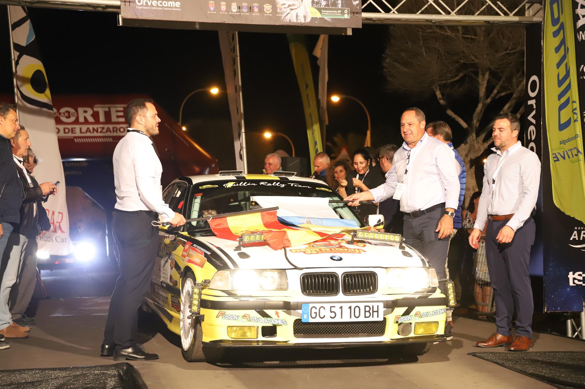 Tramo nocturno del Rally Orvecame-Isla de Lanzarote, 2023 Tramo nocturno del Rally Orvecame-Isla de Lanzarote, 2023