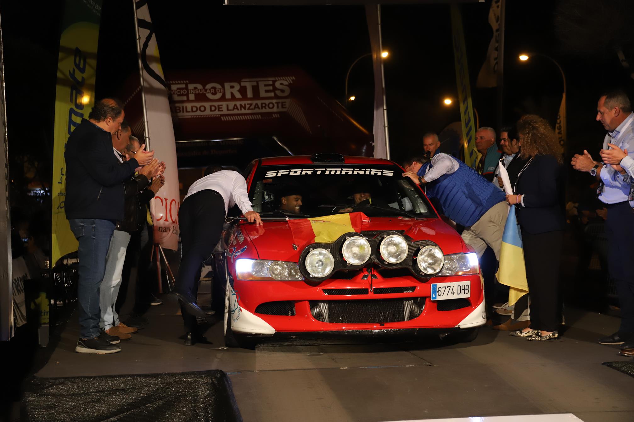 Tramo nocturno del Rally Orvecame-Isla de Lanzarote, 2023 Tramo nocturno del Rally Orvecame-Isla de Lanzarote, 2023