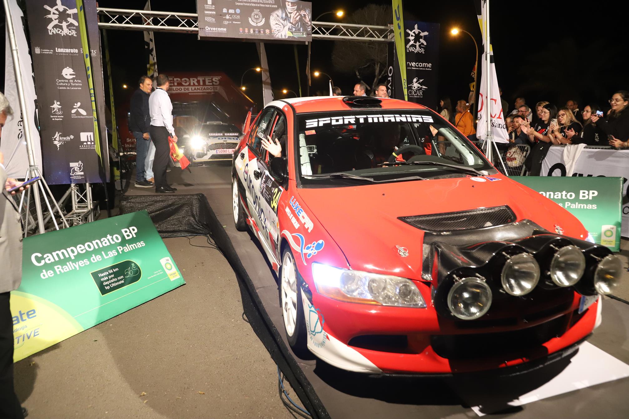 Tramo nocturno del Rally Orvecame-Isla de Lanzarote, 2023 Tramo nocturno del Rally Orvecame-Isla de Lanzarote, 2023
