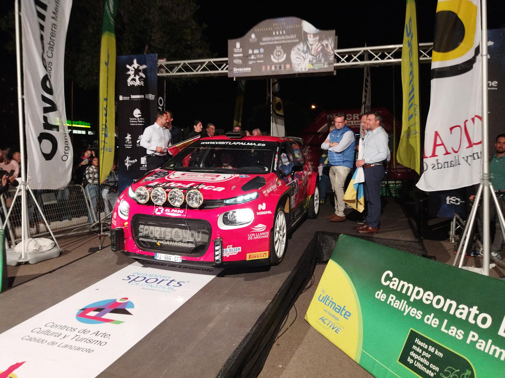 Tramo nocturno del Rally Orvecame-Isla de Lanzarote, 2023 Tramo nocturno del Rally Orvecame-Isla de Lanzarote, 2023