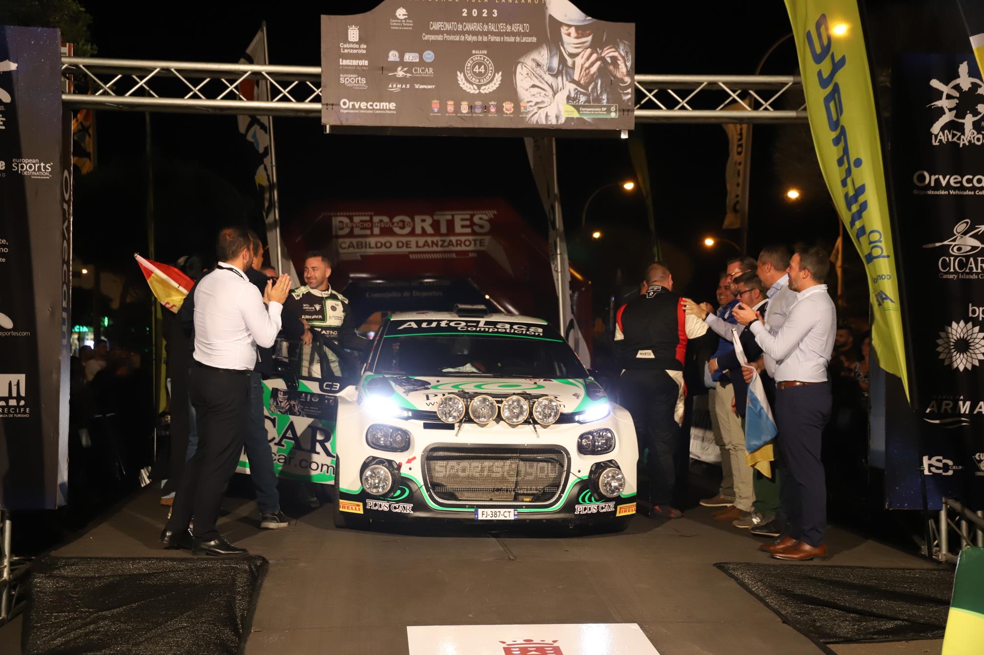 Tramo nocturno del Rally Orvecame-Isla de Lanzarote, 2023 Tramo nocturno del Rally Orvecame-Isla de Lanzarote, 2023