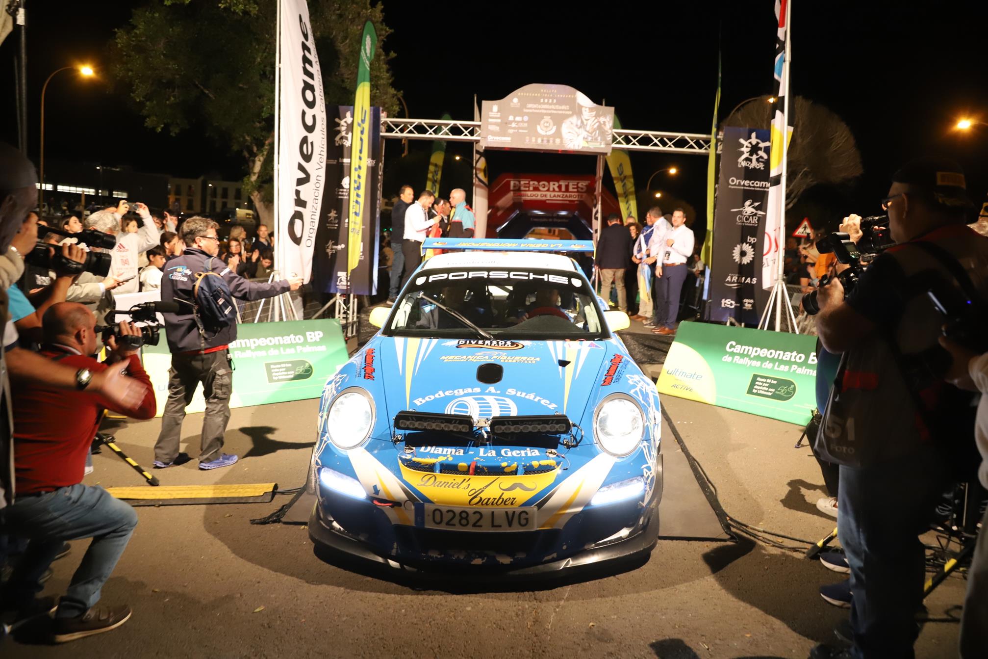 Tramo nocturno del Rally Orvecame-Isla de Lanzarote, 2023 Tramo nocturno del Rally Orvecame-Isla de Lanzarote, 2023