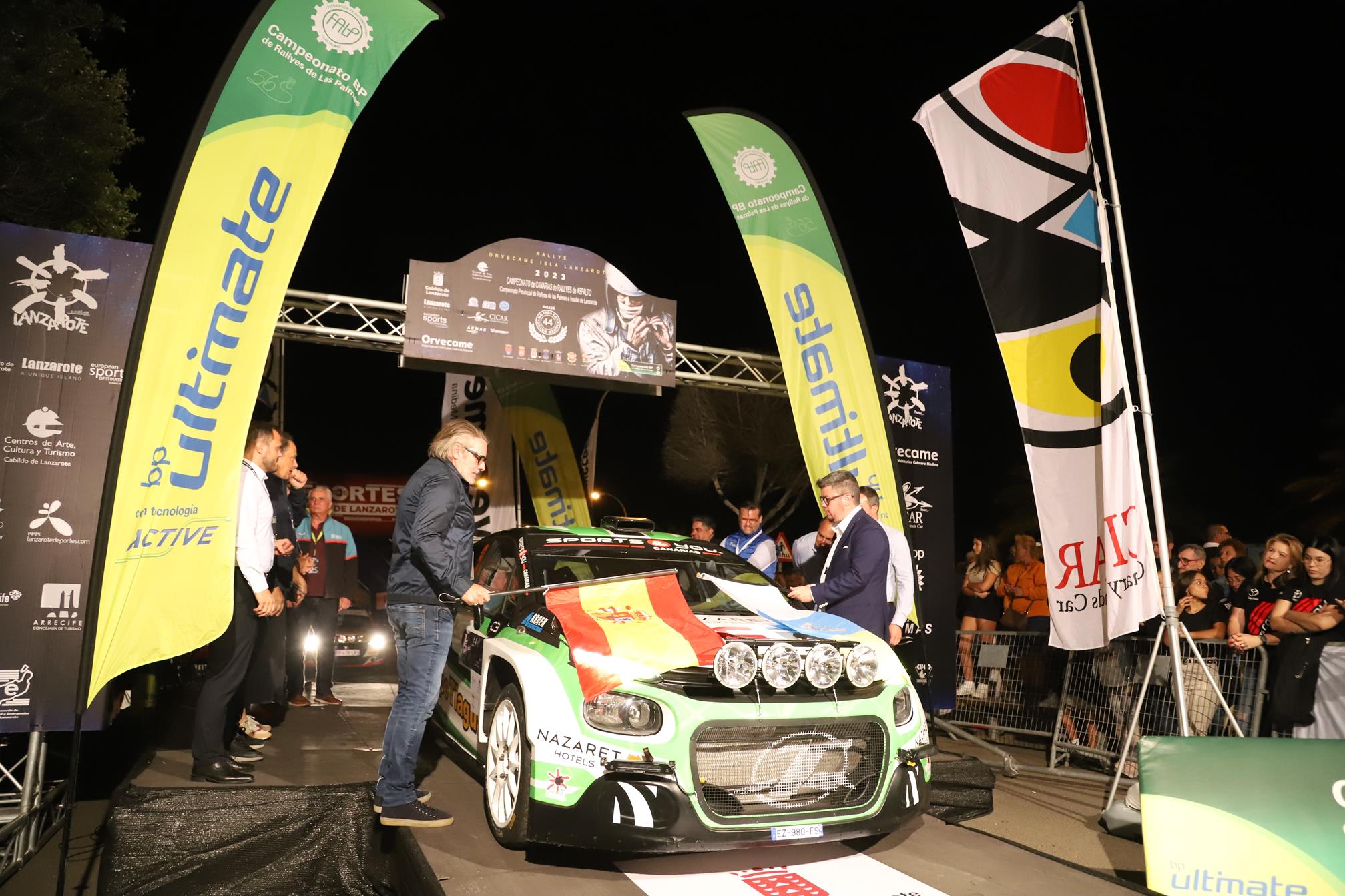 Tramo nocturno del Rally Orvecame-Isla de Lanzarote, 2023 Tramo nocturno del Rally Orvecame-Isla de Lanzarote, 2023