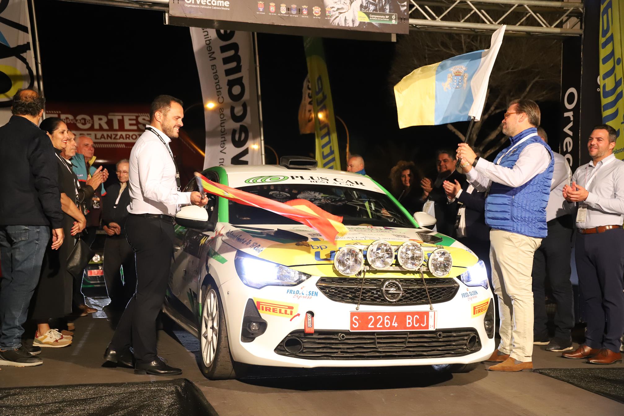 Tramo nocturno del Rally Orvecame-Isla de Lanzarote, 2023 Tramo nocturno del Rally Orvecame-Isla de Lanzarote, 2023