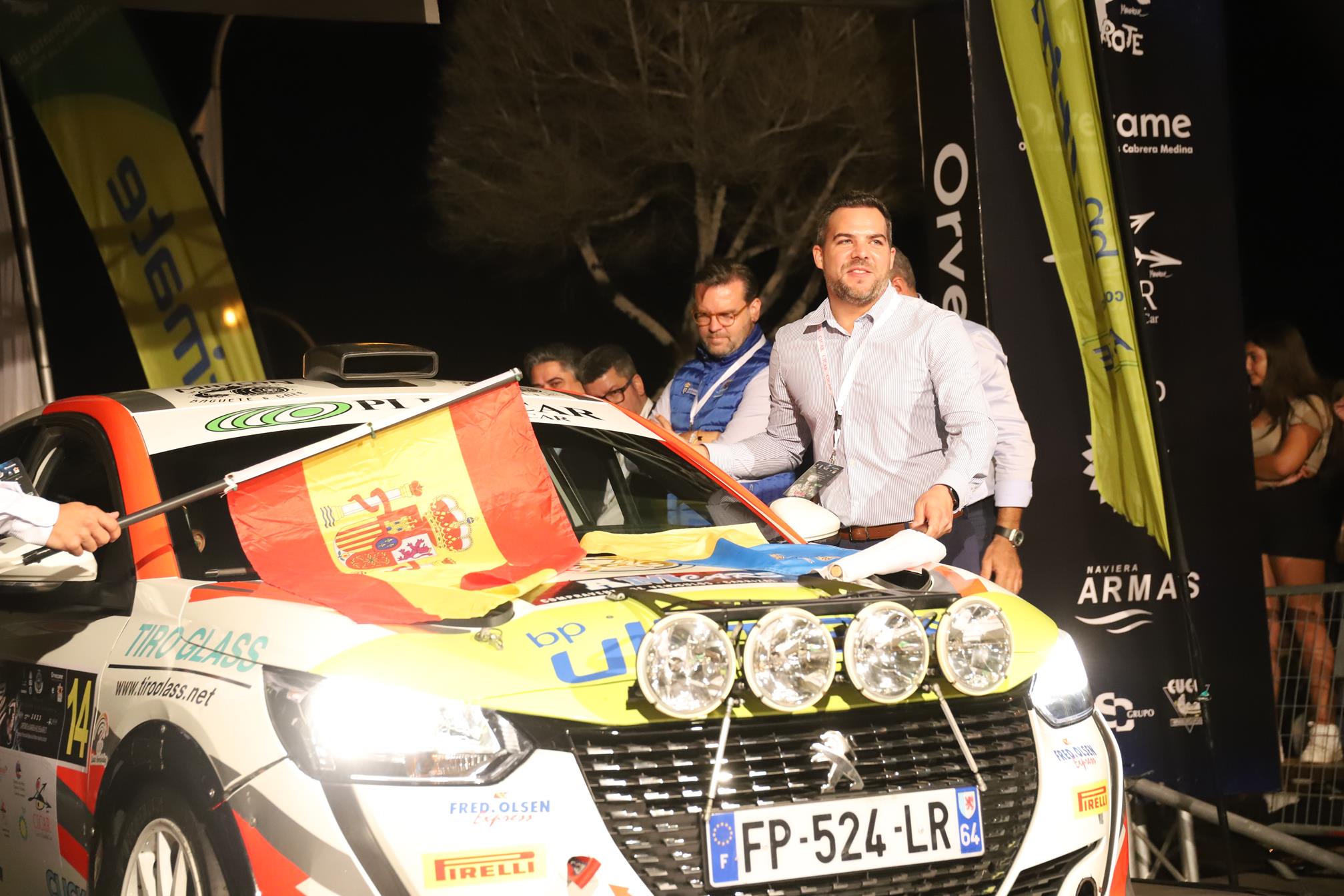 Tramo nocturno del Rally Orvecame-Isla de Lanzarote, 2023 Tramo nocturno del Rally Orvecame-Isla de Lanzarote, 2023