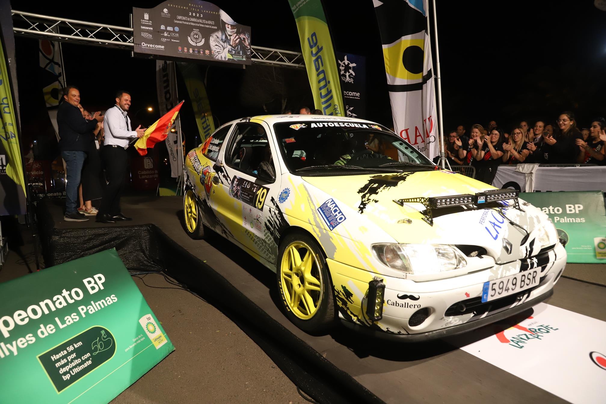 Tramo nocturno del Rally Orvecame-Isla de Lanzarote, 2023 Tramo nocturno del Rally Orvecame-Isla de Lanzarote, 2023