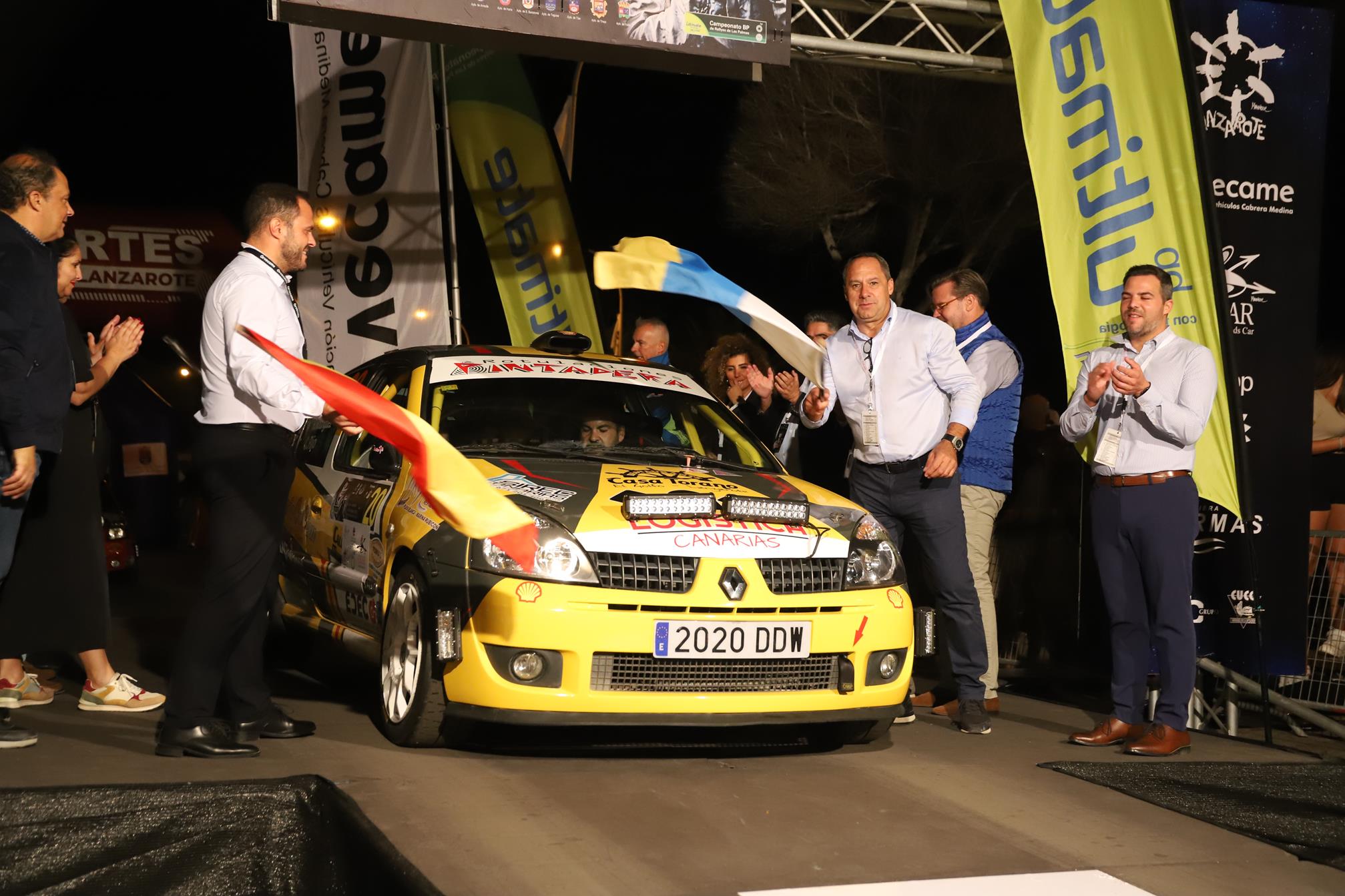 Tramo nocturno del Rally Orvecame-Isla de Lanzarote, 2023 Tramo nocturno del Rally Orvecame-Isla de Lanzarote, 2023