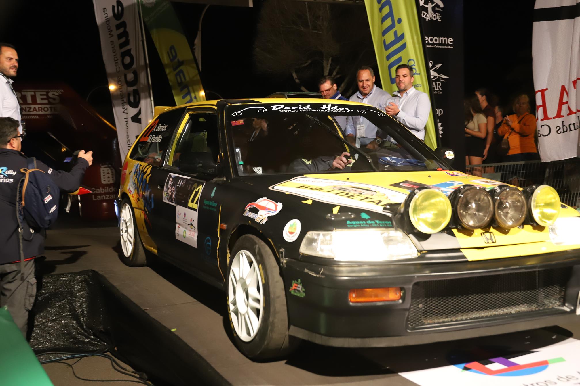 Tramo nocturno del Rally Orvecame-Isla de Lanzarote, 2023 Tramo nocturno del Rally Orvecame-Isla de Lanzarote, 2023