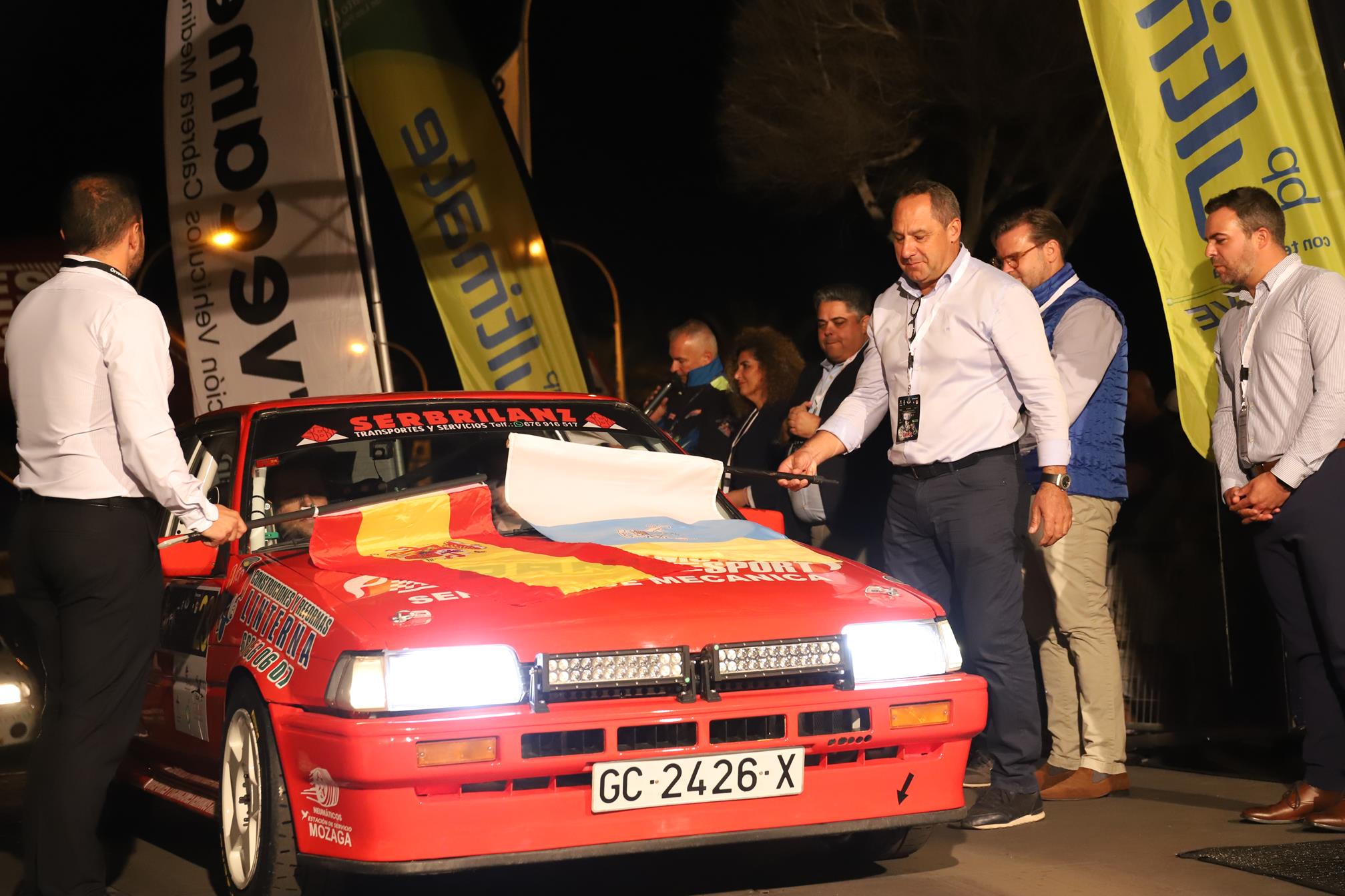 Tramo nocturno del Rally Orvecame-Isla de Lanzarote, 2023 Tramo nocturno del Rally Orvecame-Isla de Lanzarote, 2023