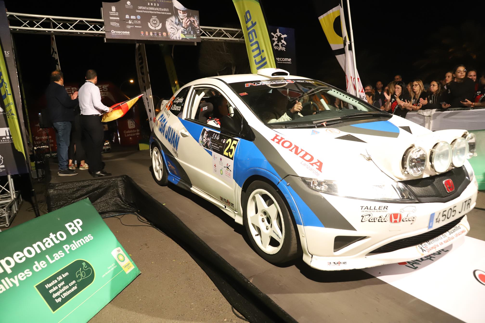 Tramo nocturno del Rally Orvecame-Isla de Lanzarote, 2023 Tramo nocturno del Rally Orvecame-Isla de Lanzarote, 2023