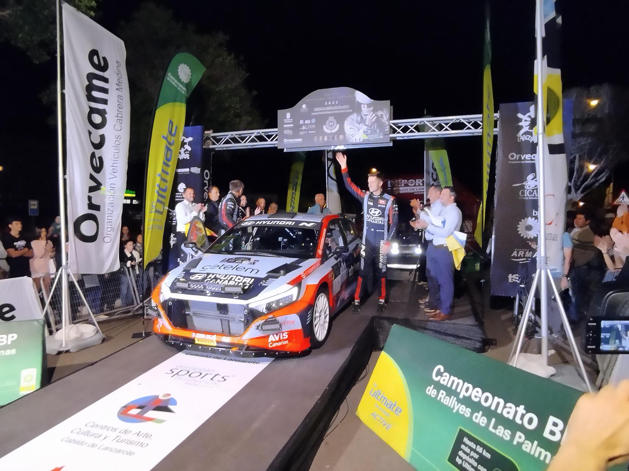 Tramo nocturno del Rally Orvecame-Isla de Lanzarote, 2023 Tramo nocturno del Rally Orvecame-Isla de Lanzarote, 2023