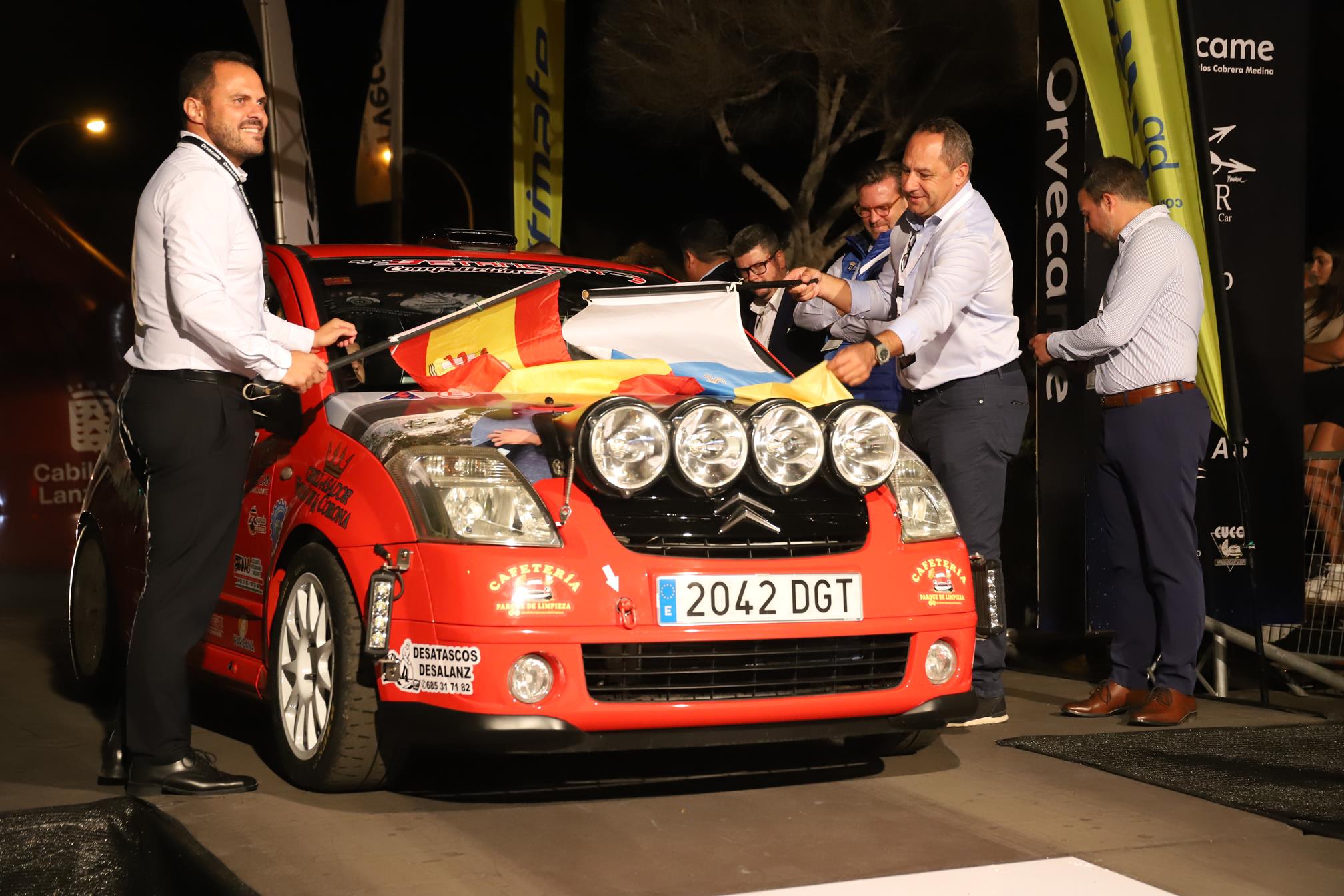 Tramo nocturno del Rally Orvecame-Isla de Lanzarote, 2023 Tramo nocturno del Rally Orvecame-Isla de Lanzarote, 2023