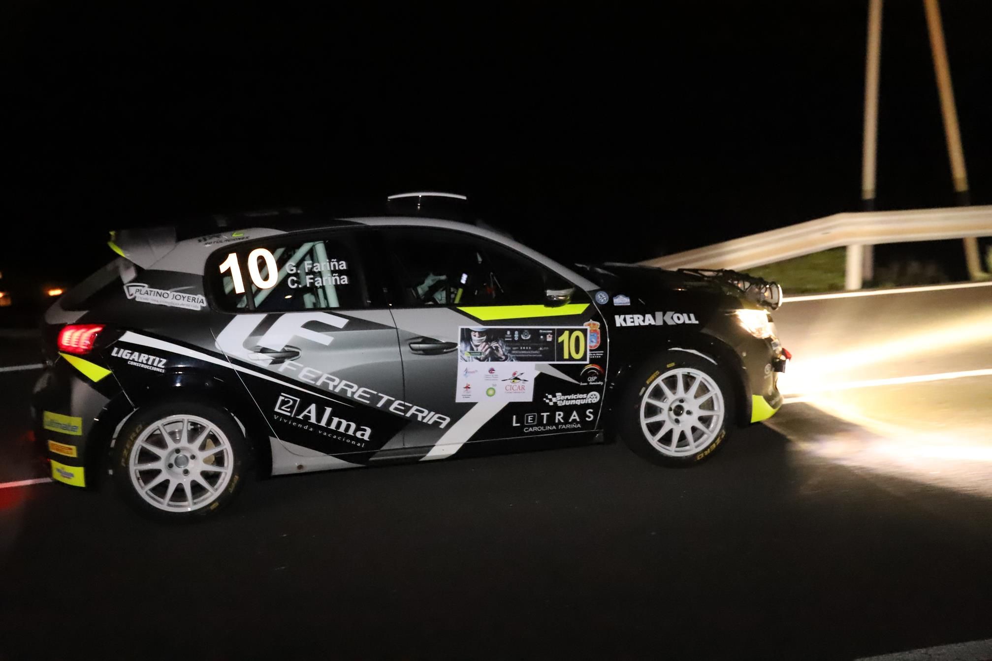 Tramo nocturno del Rally Orvecame-Isla de Lanzarote, 2023 Tramo nocturno del Rally Orvecame-Isla de Lanzarote, 2023