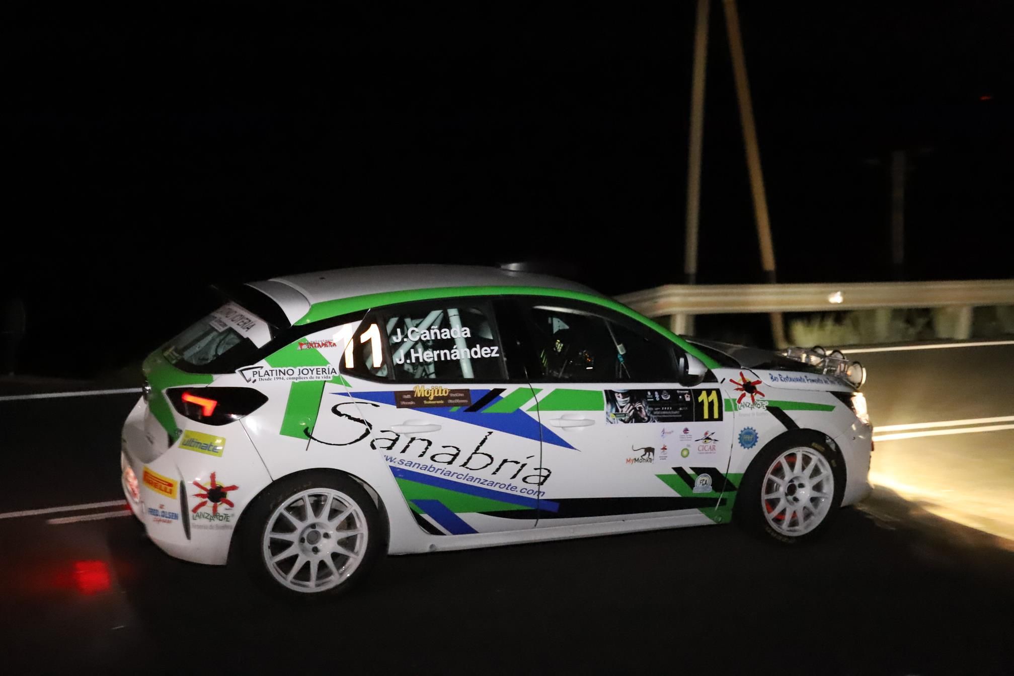 Tramo nocturno del Rally Orvecame-Isla de Lanzarote, 2023 Tramo nocturno del Rally Orvecame-Isla de Lanzarote, 2023