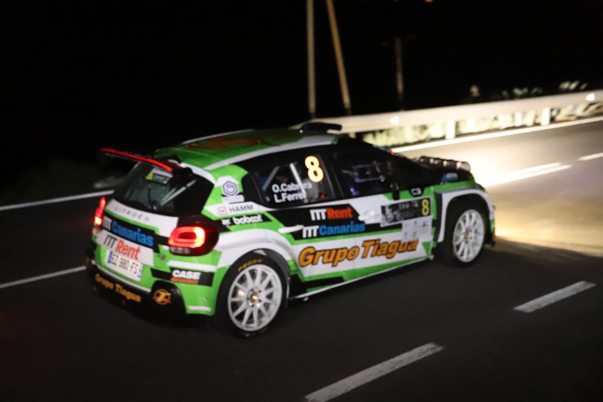 Tramo nocturno del Rally Orvecame-Isla de Lanzarote, 2023 Tramo nocturno del Rally Orvecame-Isla de Lanzarote, 2023