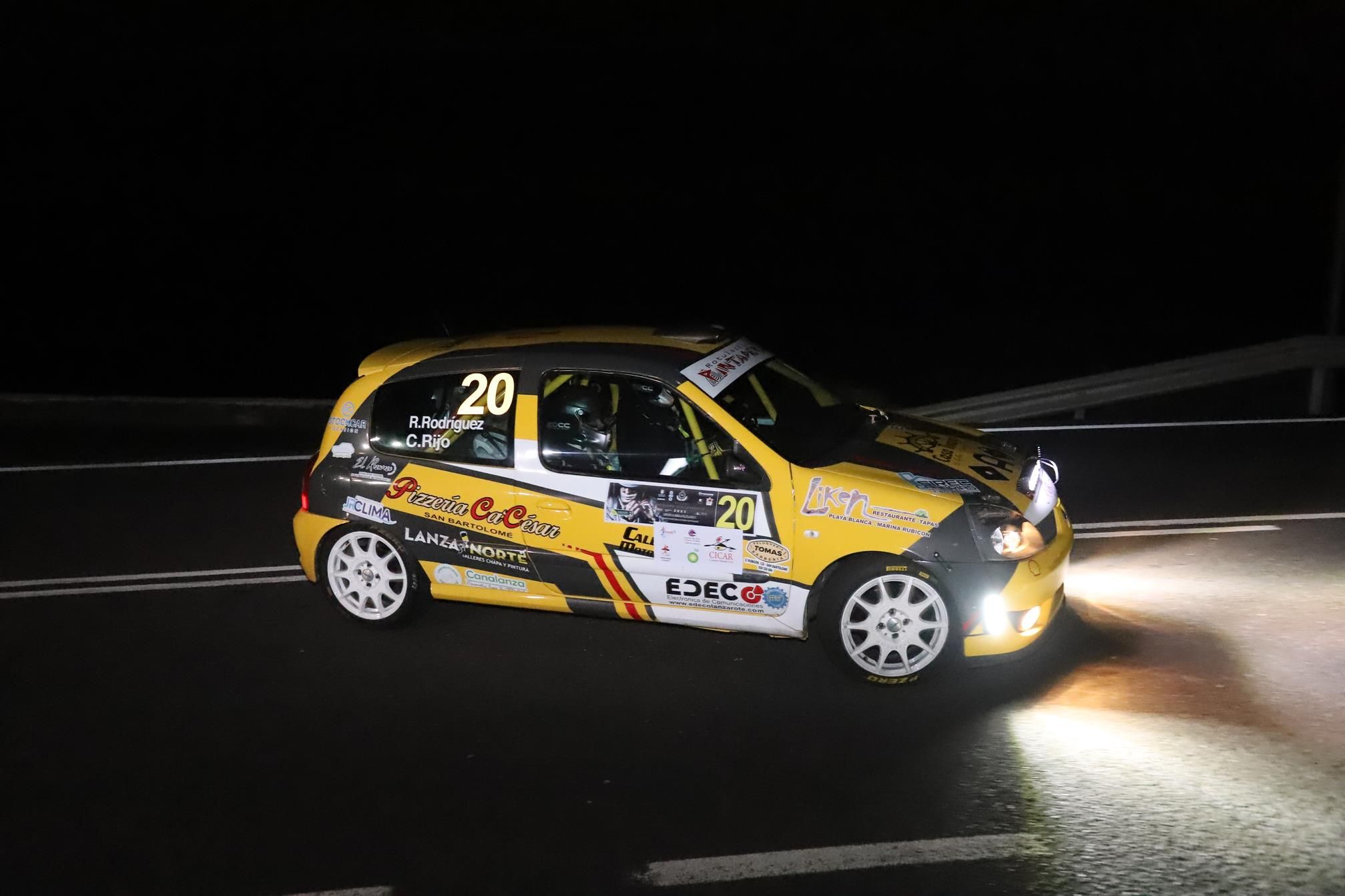 Tramo nocturno del Rally Orvecame-Isla de Lanzarote, 2023 Tramo nocturno del Rally Orvecame-Isla de Lanzarote, 2023