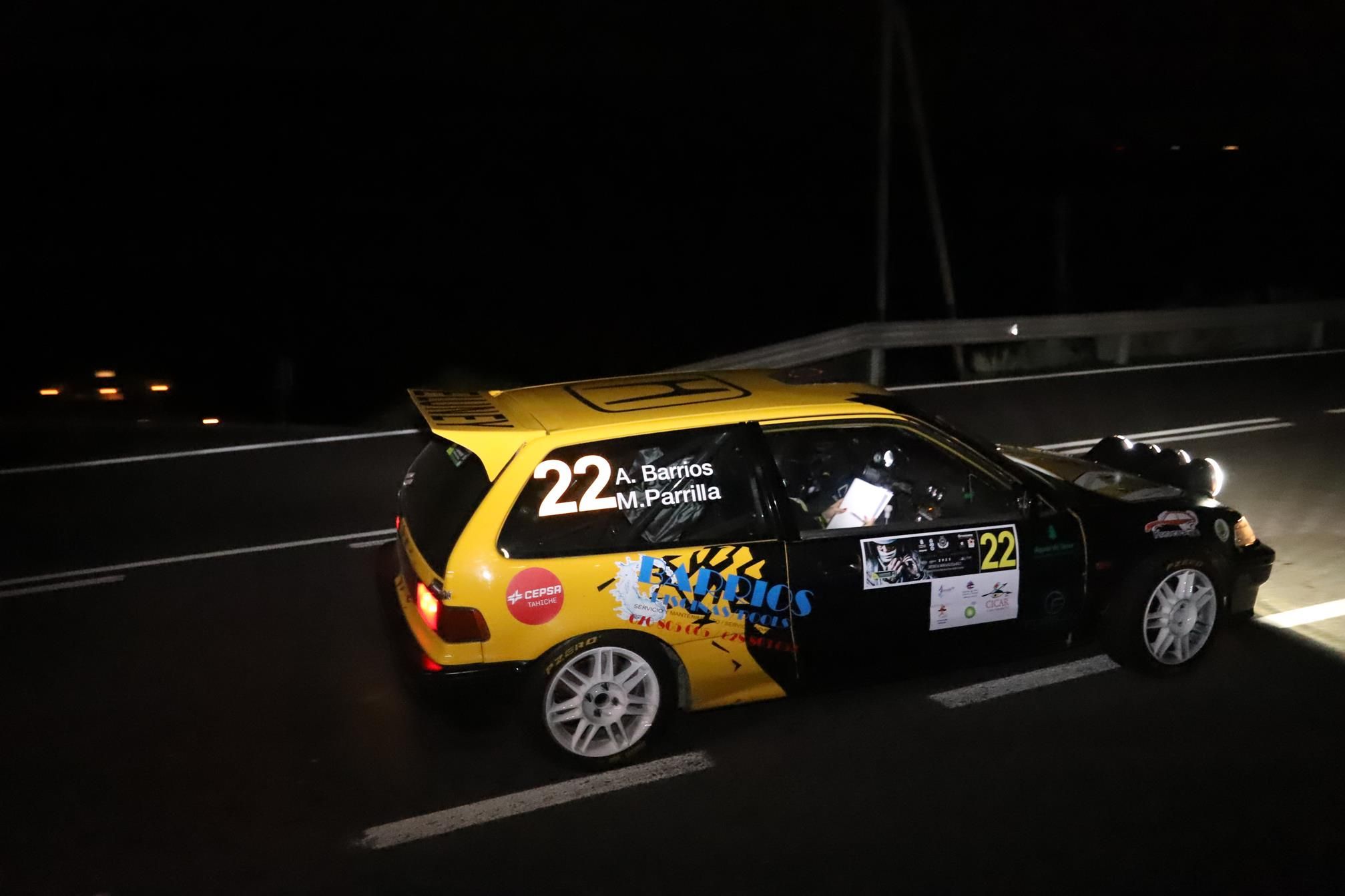 Tramo nocturno del Rally Orvecame-Isla de Lanzarote, 2023 Tramo nocturno del Rally Orvecame-Isla de Lanzarote, 2023
