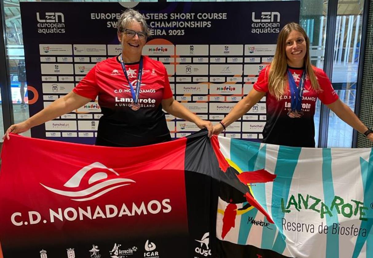 El CD Nonadamos vuelve con 3 bronces del Campeonato de Europa Máster de Natación 