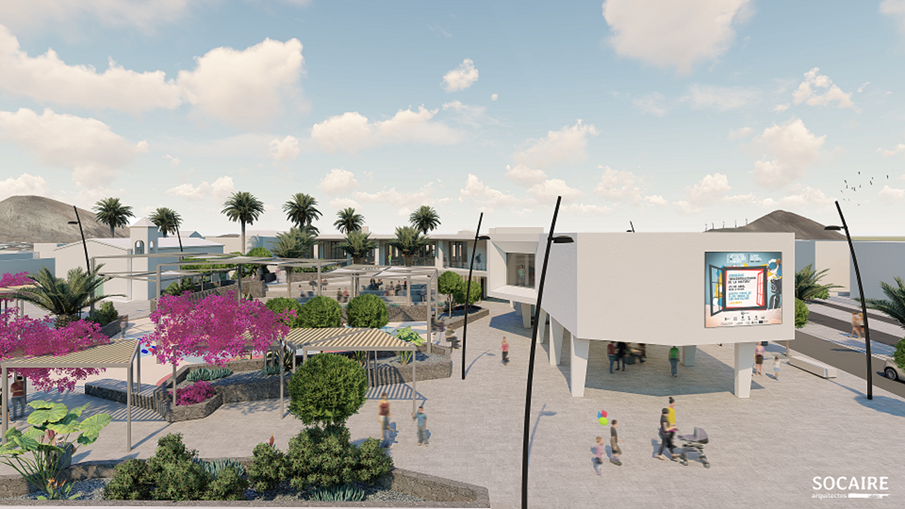 Proyecto de mejora de la plaza Santa Elena en Playa Honda
