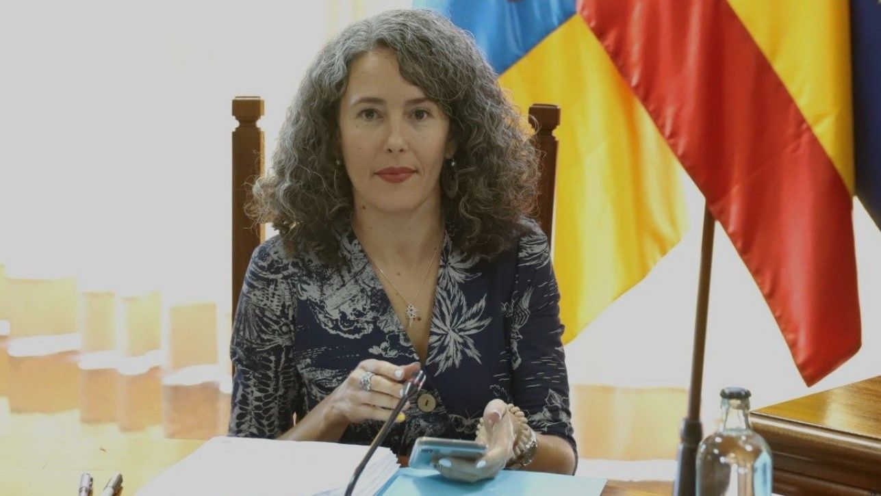 Ariagona González en el Pleno