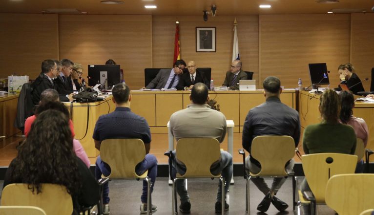 El juicio de la Audiencia Provincial de Las Palmas, celebrado en Arrecife. Foto: José Luis Carrasco.
