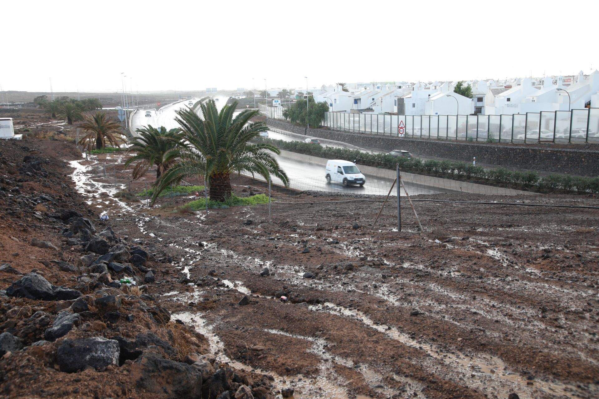 Las primeras lluvias del otoño en Lanzarote. Foto: José Luis Carrasco.