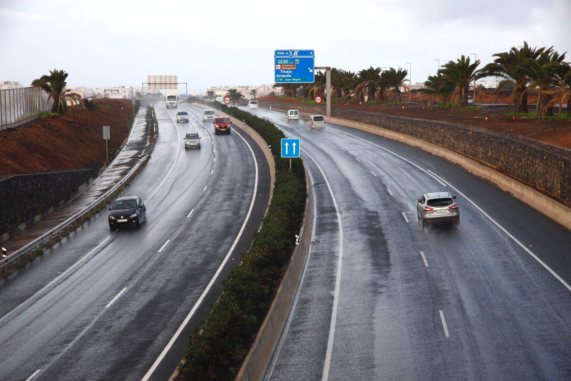 Las primeras lluvias del otoño en Lanzarote. Foto: José Luis Carrasco.