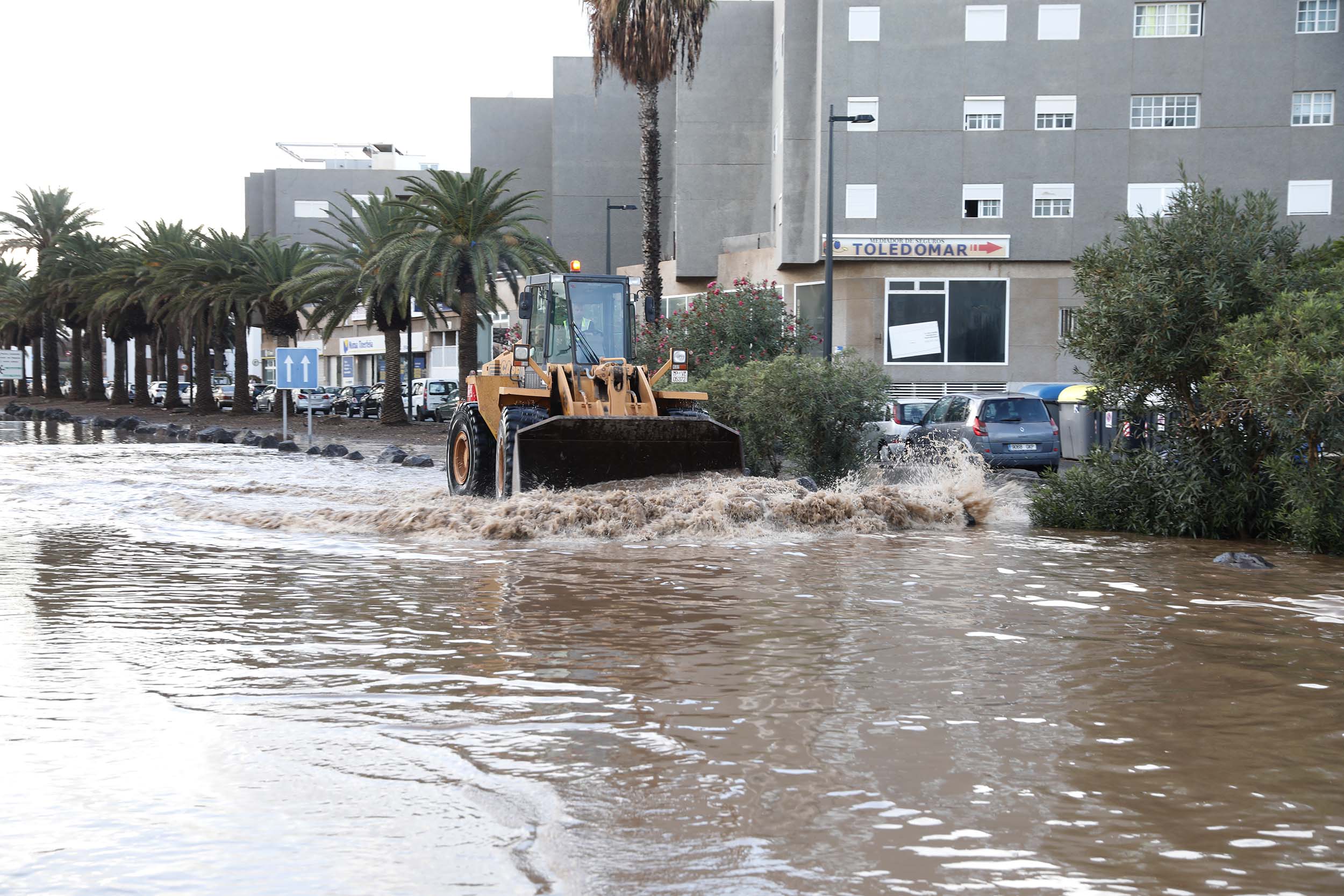 Lluvias en Arrecife (Fotos: José Luis Carrasco y cedidas)